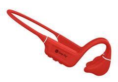 DRIP-FLY Oz5 Bone Conduction and Open Ear Twin Headphones, Designed in Australia. IPX8 Waterproof for Swimming, FG Silicone Headphones with 32GB MP3 Storage, 14H Playtime with Noise Cancellation