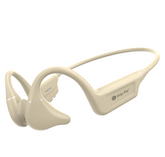 drip-fly oz5 beige color bone conduction open ear headphones