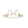 DRIP-FLY Oz5 Bone Conduction and Open Ear Twin Headphones, Designed in Australia. IPX8 Waterproof for Swimming, FG Silicone Headphones with 32GB MP3 Storage, 14H Playtime with Noise Cancellation